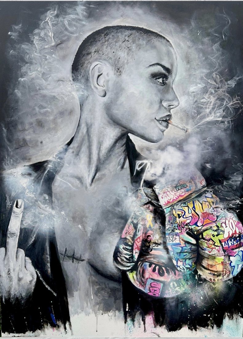 L'indomptable · toile
